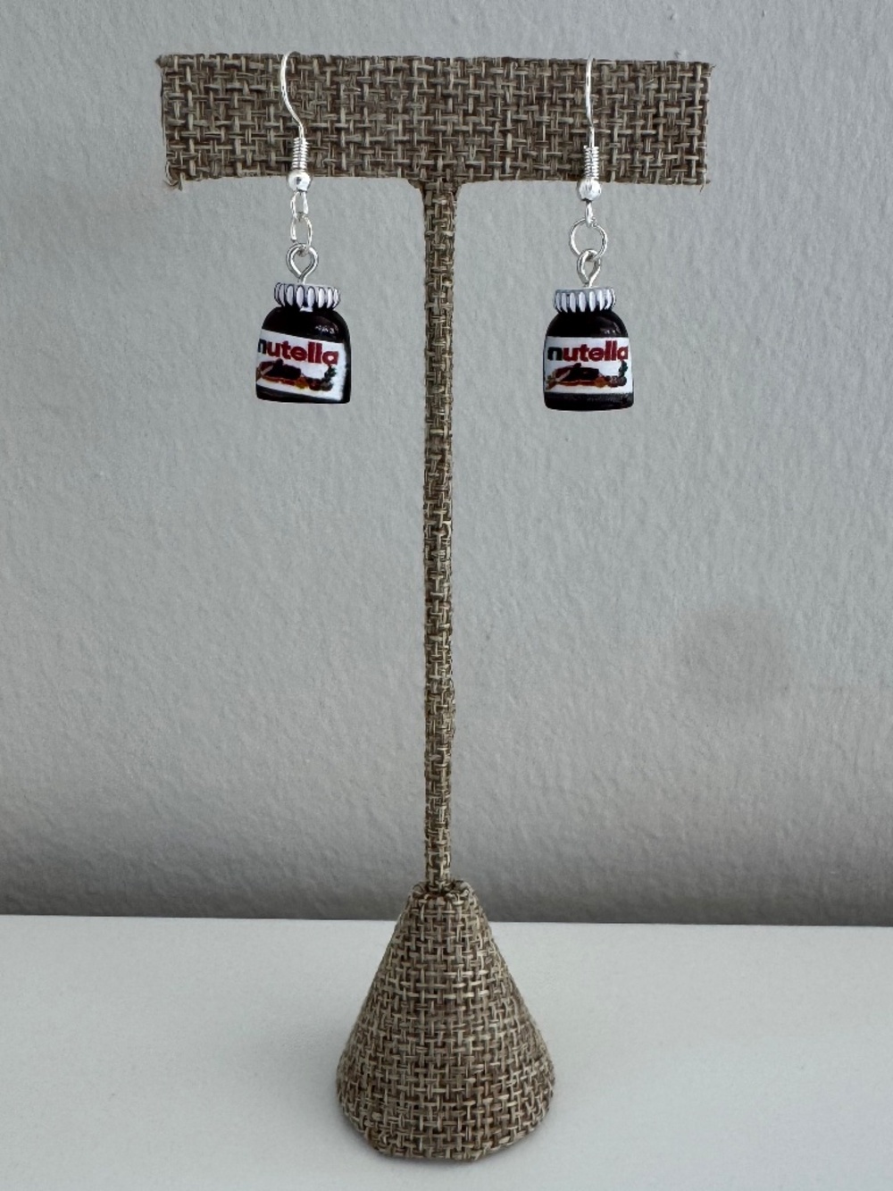 Chocolate Hazelnut Spread Drop Earrings